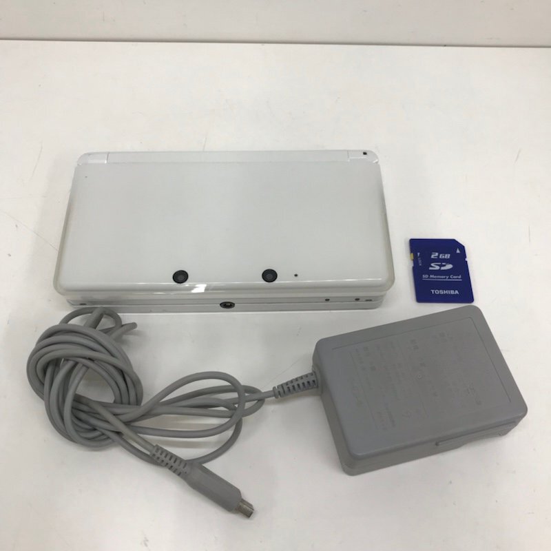 Nintendo Nintendo 3DS body CTR-001 ice white SD card 2GB attaching 240507SK080450
