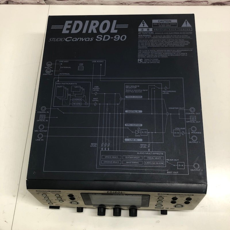 Roland EDIROL SD-90 Studio Canvas 音源モジュール ローランド スタジオキャンバス 240509SK090109_画像1