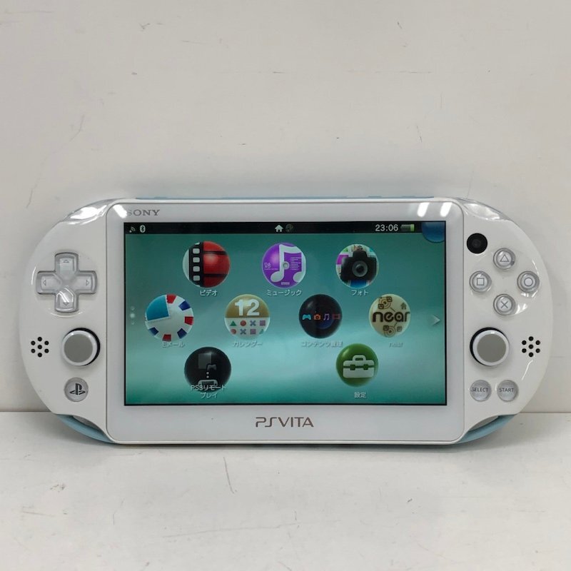 【ジャンク品】　SONY ソニー PlayStation Vita プレステ ヴィータ PCH-2000 ライトブルー×ホワイト　 240508SK750201_画像2