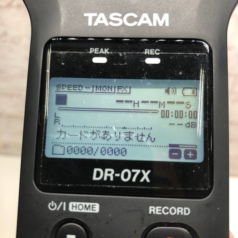 TASCAM DR-07X ステレオオーディオレコーダー 本体のみ 240508SK291293_画像5