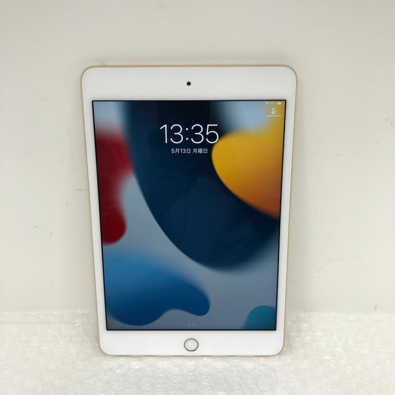 Apple iPad mini 4 Wi-Fiモデル 128GB MK9Q2J/A A1538 ゴールド 240506SK040541_画像1