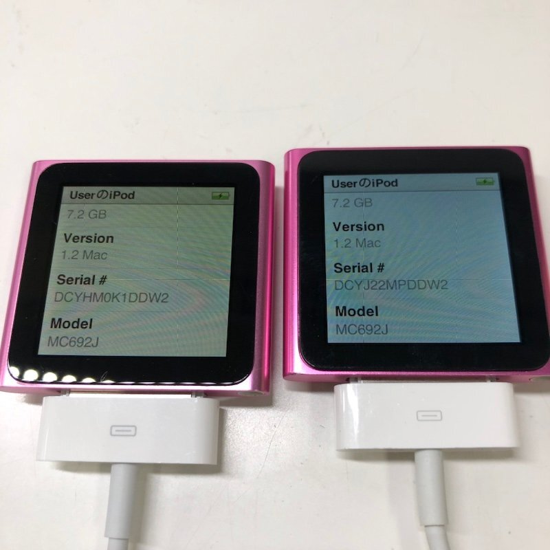 iPod nano 第6世代 8GB ６台まとめ売り A1366 MC692J/PC692J 本体のみ 231227SK380012_画像3