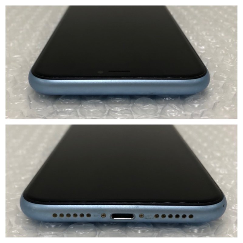 【ジャンク品】Apple iPhone Xe 64GB MT0E2J/A A2106 ブルー docomo 利用制限〇 最大容量77％ SIMロックあり 240502SK301021_画像3