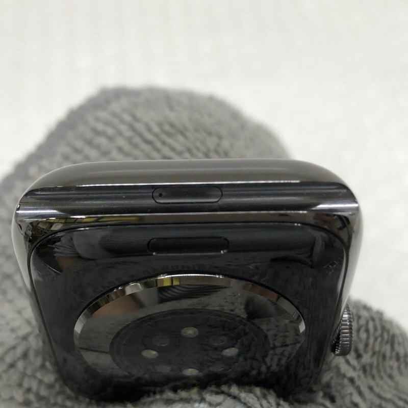 【ジャンク品】Apple Watch Series 6 GPS+Cellular 44mm ステンレススチール M09H3J/A A2376 グラファイト 240425SK251125_画像6