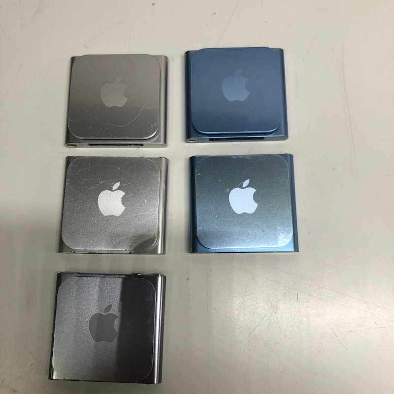 難有 Apple ipod nano 第6世代 16GB 5台まとめ売り MC695J/MC526J MC526LL/MC694LL A1366 240108SK060805_画像2