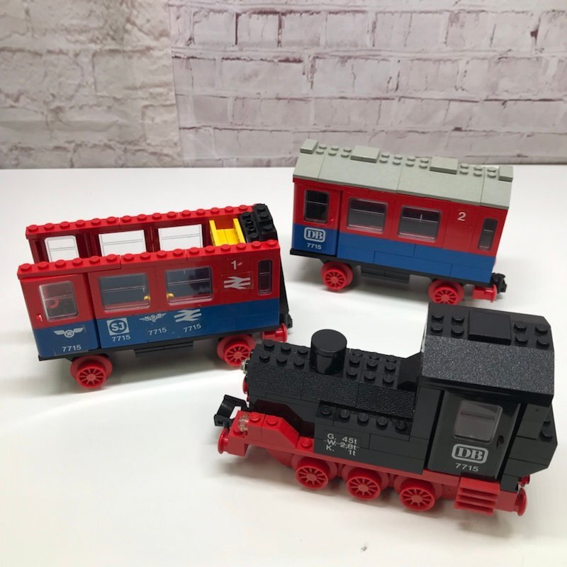 レゴ 7715 汽車セット LEGO ブロック レトロ 当時物 機関車 240507SK290204_画像3