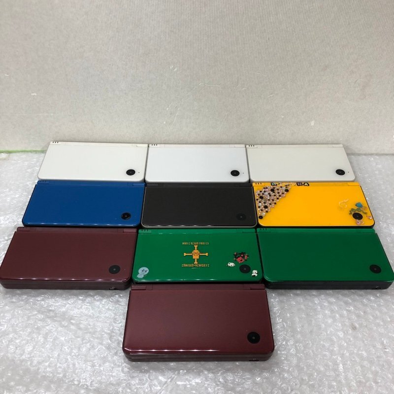 【ジャンク品】任天堂 Nintendo ニンテンドー DSiLL 本体 10点セット UTL-001 初期化済 SDカードなし 240430SK240676_画像1