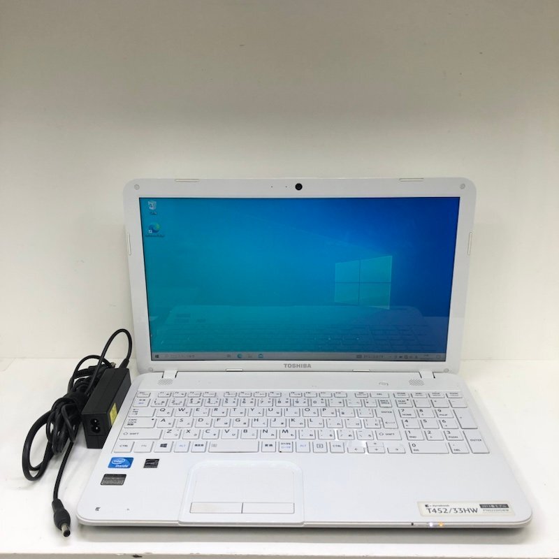 TOSHIBA 東芝 dynabook T452/33HW Windows10 Celeron CPU 847 1.10GHz 4GB HDD 500GB 240506SK090784_画像1