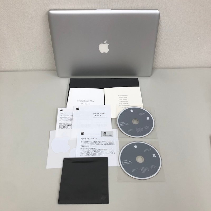 【ジャンク扱】Apple MacBook Pro 15inch Mid 2009 MB986J/A snowleopard/Core2Duo 2.8GHz/4GB/500GB/A1286 240425SK380003_画像1