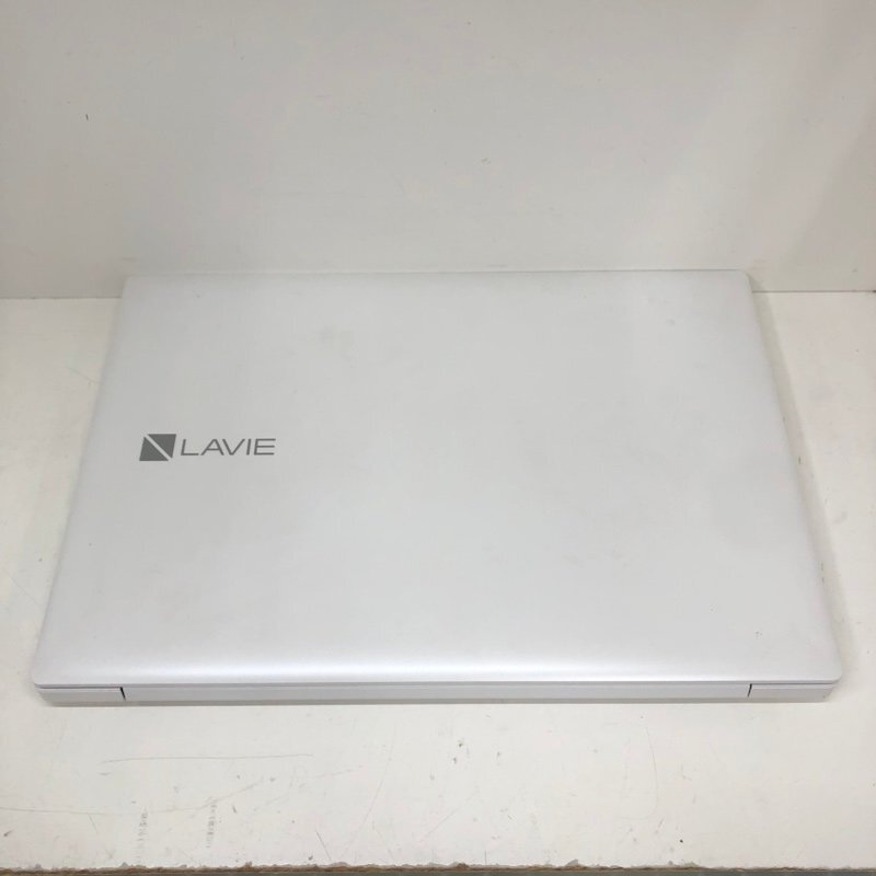 NEC LAVIE PC-NS300KAW Windows10 Core i3-7020U CPU 2.30GHz 4GB HDD 1TB 15インチ ホワイト ノートパソコン 240508SK750271_画像2