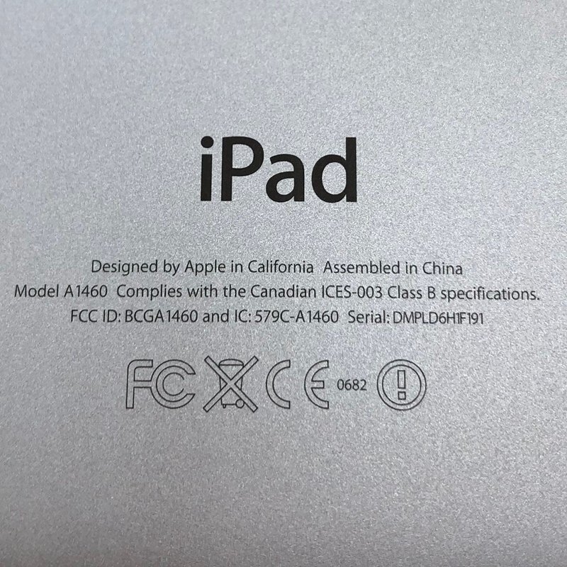 Apple iPad 第4世代 Wi-Fi+Cellular 32GB A1460 MD526J/A 利用制限 au〇 アイパッド アップル 240506SK230227_画像4