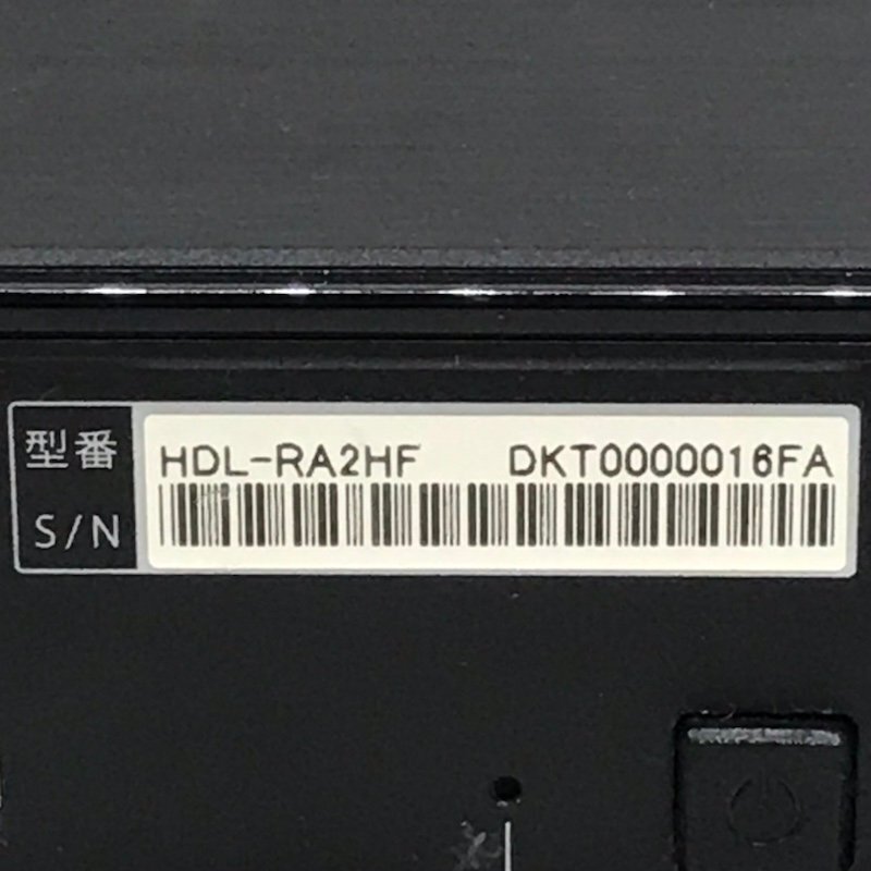 【ジャンク品】動作未確認 アイ・オー・データ Soundgenic HDL-RA2HF ネットワークオーディオサーバー 240508SK090269_画像6