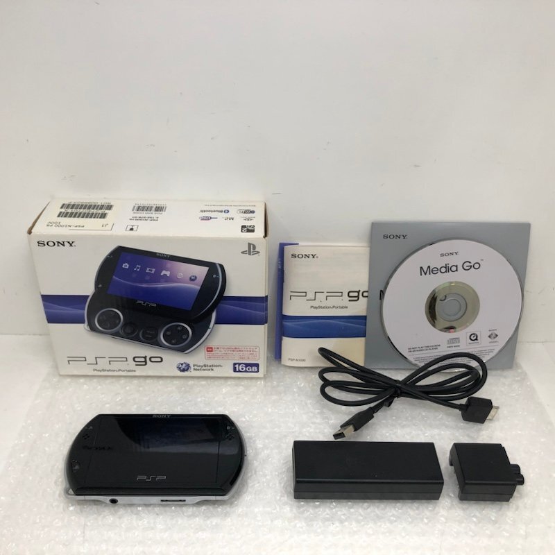 SONY ソニー PlayStation Portable go PSP GO 本体 PSP-N1000 ACアダプター付き 240430SK080425_画像1