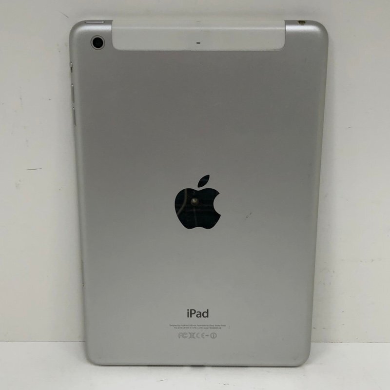 Apple アップル iPad mini 2 16GB ME814J/A A1490 シルバー SIMフリー Wi-Fi cellularモデル 240422SK120329_画像2