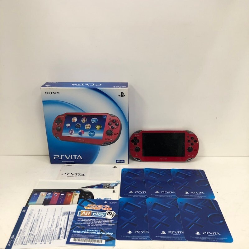 SONY ソニー PlayStation Vita プレステ ヴィータ PCH-1000 レッド 240508SK750202_画像1