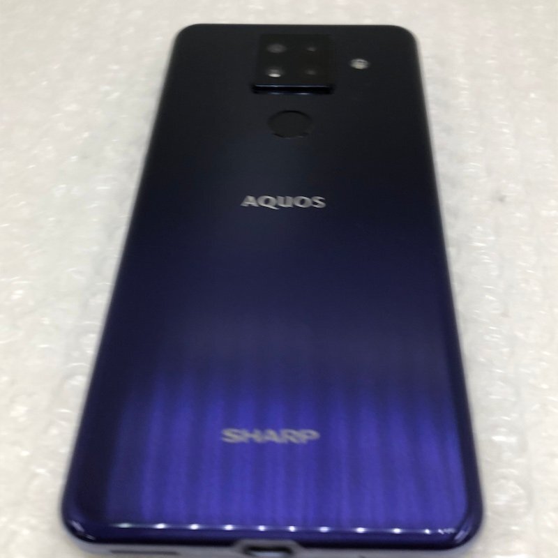 SHARP シャープ AQUOS アクオス sense4 plus SH-M16 パープル 128GB SIMフリー 240506Android アンドロイド スマホ 240506SK300298_画像3