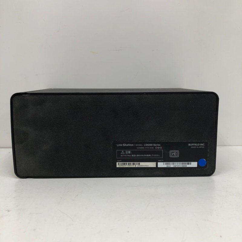 【ジャンク品】　BUFFALO バッファロー LinkStation LS420D0202 Series NAS HDD 240508SK090271_画像6