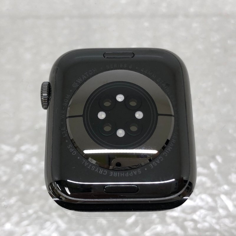 【ジャンク品】Apple Watch Series 6 GPS+Cellular 44mm ステンレススチール M09H3J/A A2376 グラファイト 240425SK251125_画像7