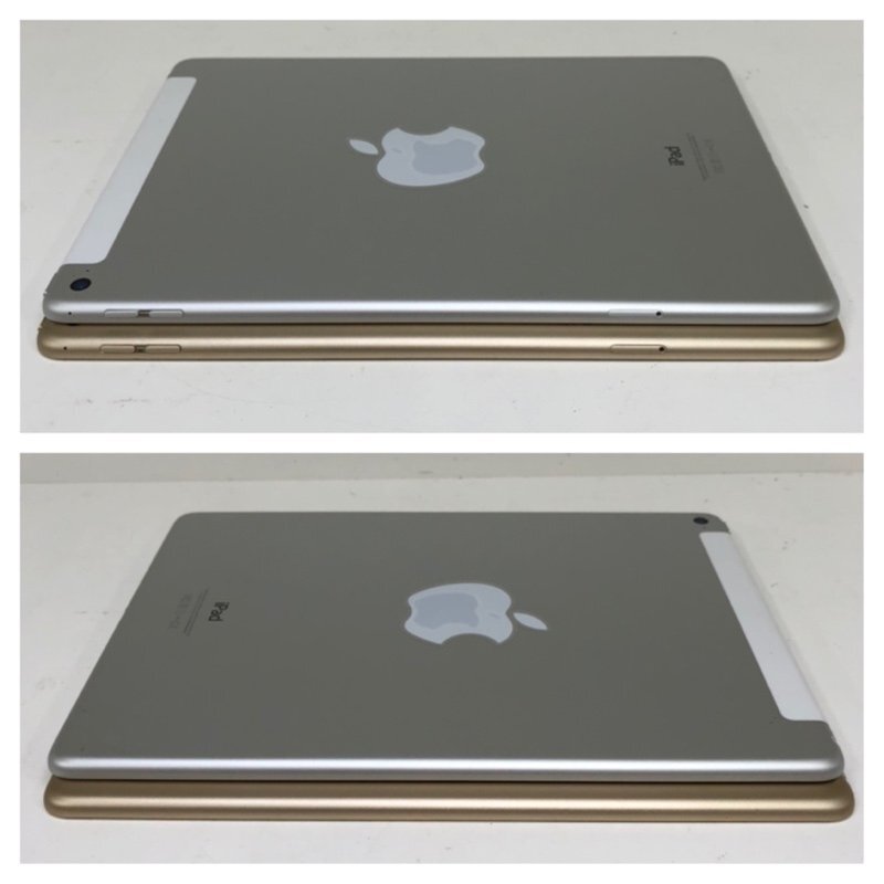 【ジャンク品】Apple アップル iPad Air 2 16GB 64GB MGH72J/A A1567 ゴールド シルバー docomo 〇 2台セット 240501SK290730_画像3