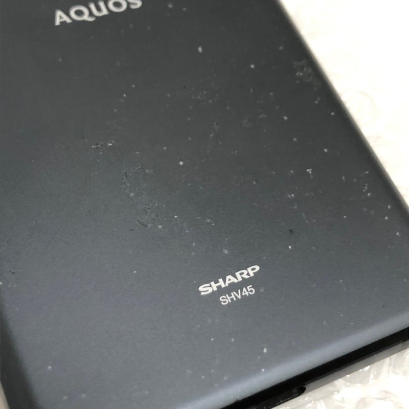 SHARP シャープ AQUOS sense3 SHV45 64GB au利用制限〇 ブラック 240424SK280016_画像10