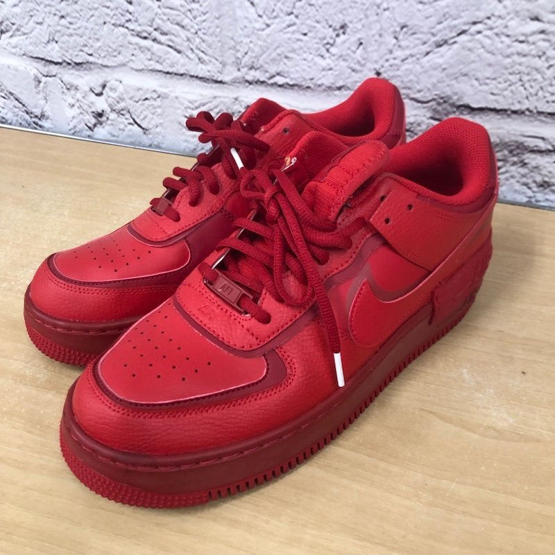 NIKE ナイキ W AIR FORCE 1 SHADOW ナイキ エアフォース シャドウ レッド CU3012-661 28.5cm 240506SK240022_画像3