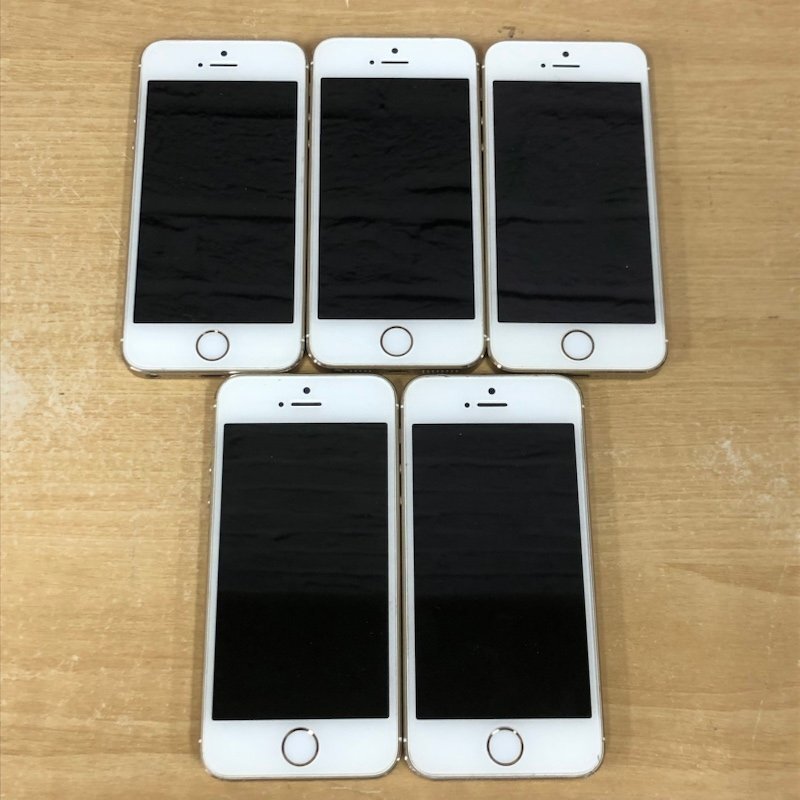 【ジャンク】iPhone5s まとめ売り ME337J/A 5点セット 230912PT060430_画像1