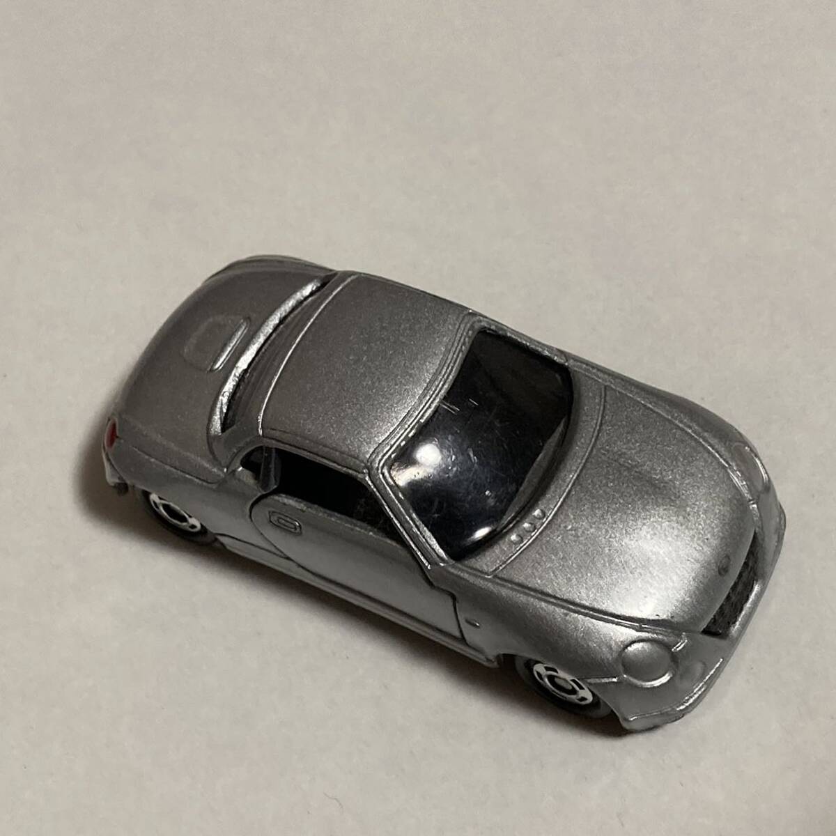 送料無料 廃盤 絶版 トミカ ダイハツ コペン ミニカー シルバー 赤箱 15 1/54 DAIHATSU COPEN タカラトミー インテリア 車模型 おもちゃ_画像6