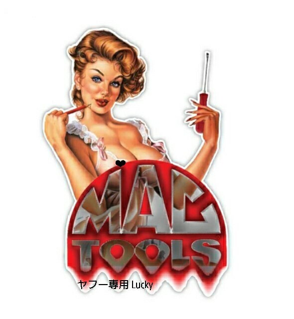 ヴィンテージ レトロ 転写 ステッカー 車 カッティングステッカー シール シート デカール MAC Tools ピンナップ ガール 装飾 luk442