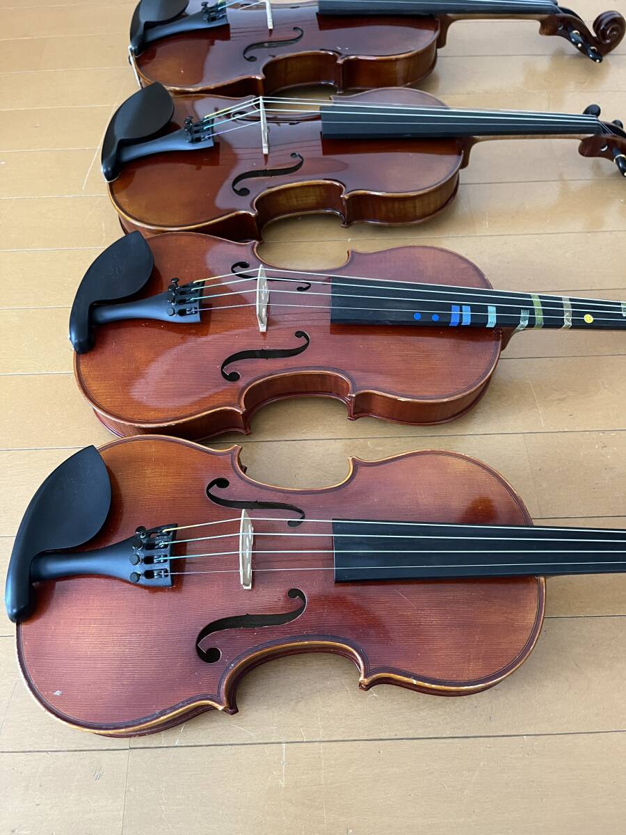  violin 5 pcs together 