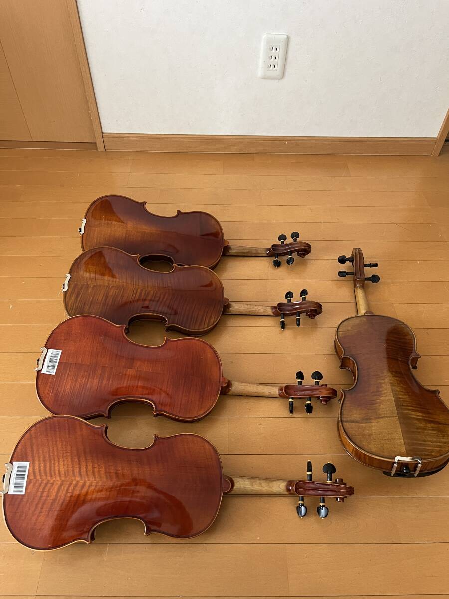  violin 5 pcs together 