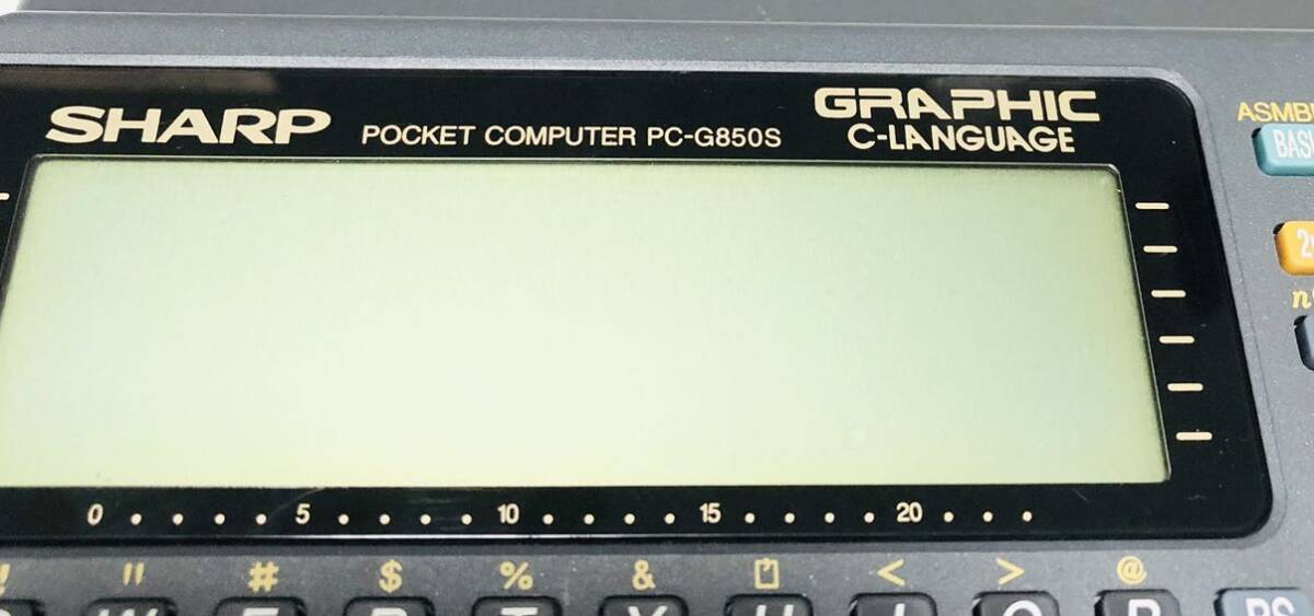 * beautiful goods * sharp SHARP pocket computer pocket computer PC-G850S operation no check 