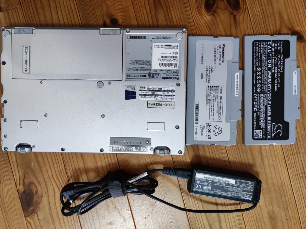 中古 動作品 タッチパネル レッツノート CF-AX3 Windows10 1kg軽量_画像4