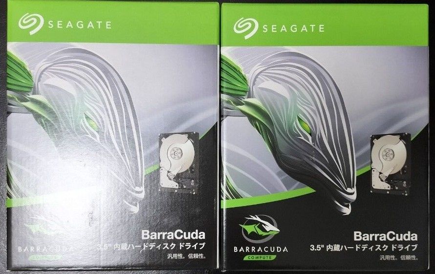【新品　未開封】SEAGATE ST8000DM004 8TB 2台セット②