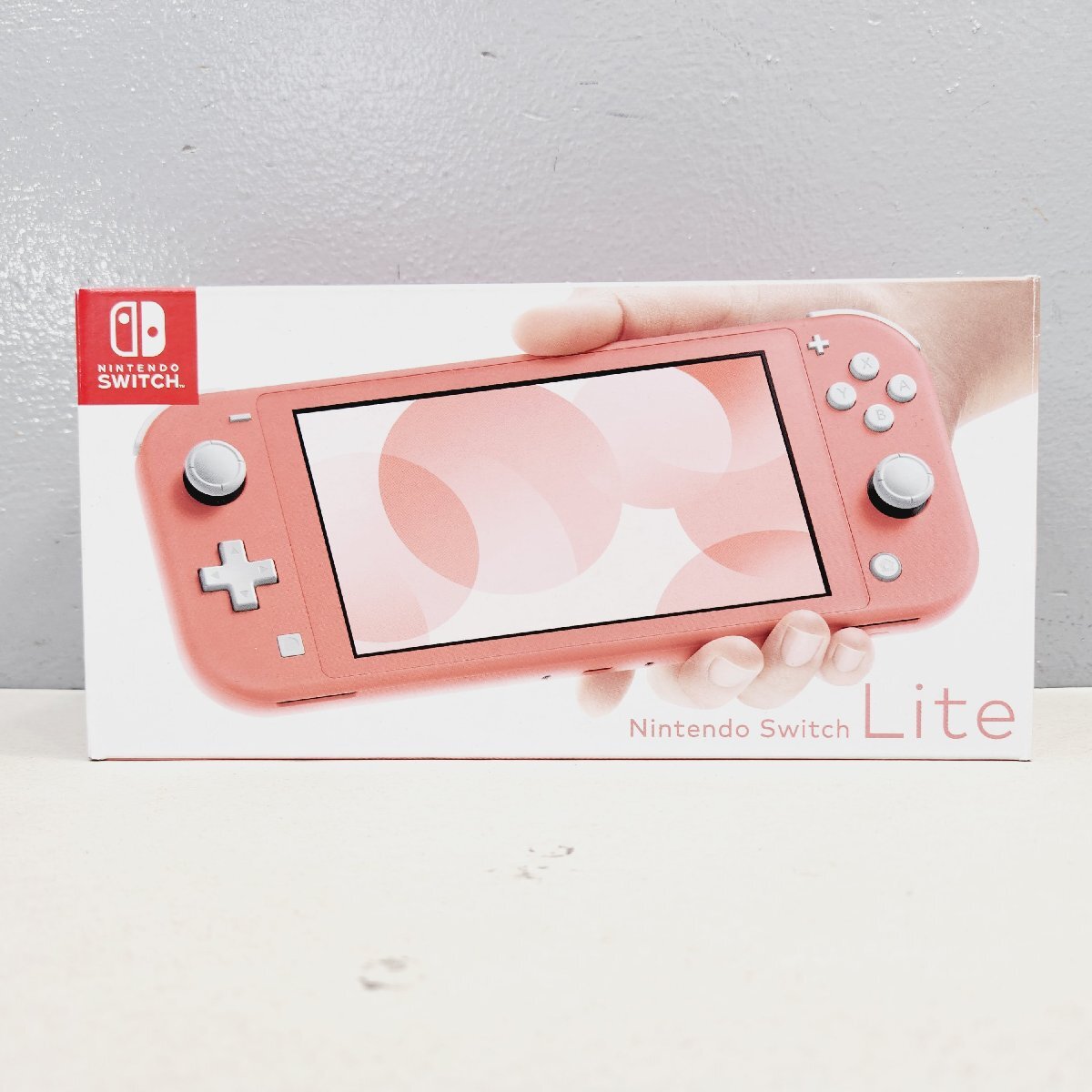 ◇【9】初期化済み Nintendo Switch Lite /ニンテンドースイッチライト コーラル 同梱不可 1円スタート_画像1