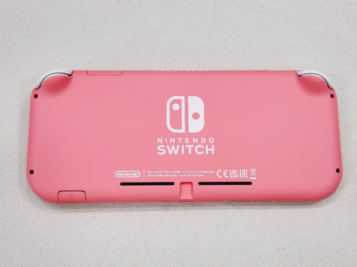 ◇【9】初期化済み Nintendo Switch Lite /ニンテンドースイッチライト コーラル 同梱不可 1円スタート_画像4