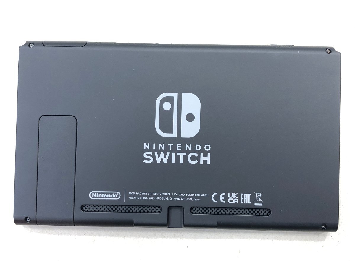△【5】初期化済み Nintendo Switch/ニンテンドースイッチ 新型 ジョイコン ネオンブルー/ネオンレッド 同梱不可 1スタ_画像3