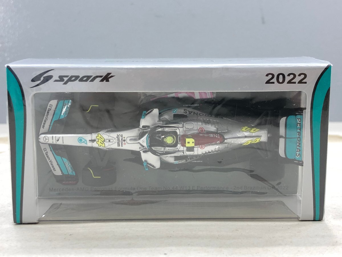 △【5】未開封 Spark/スパーク S8556 Mercedes-AMG Petronas F1 W13 E Performance 2nd Brazilian GP 2022 同梱不可 1スタ_画像5