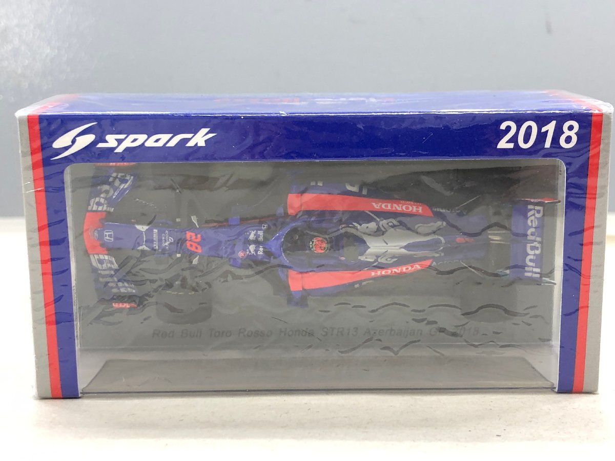 △【1】未開封 Spark/スパーク S6061 Red Bull Toro Rosso Honda STR13 Azerbaijan GP 2018 同梱不可 1スタ_画像5