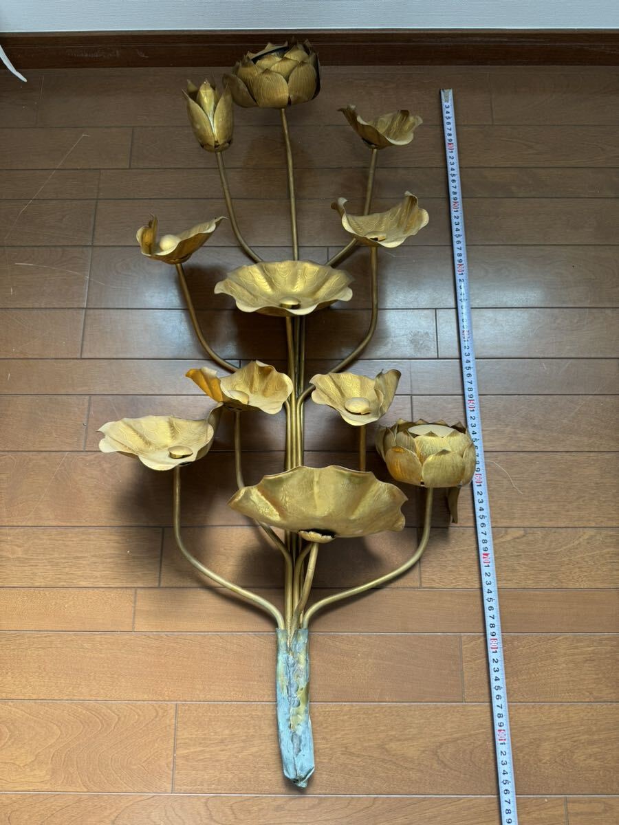 4500円 寺院仏具 特大常花② 高さ約93cm 同梱不可 - 仏具一般 4500円 寺院仏具 特大常花② 高さ約93cm 同梱不可 - 仏具一般