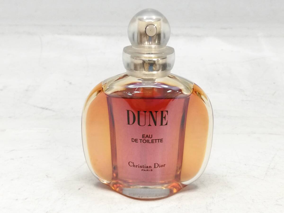 P243-205　Christian Dior/クリスチャンディオール　香水　DUNE/デューン オードトワレ　50ml　残量8割【中古品】_画像1