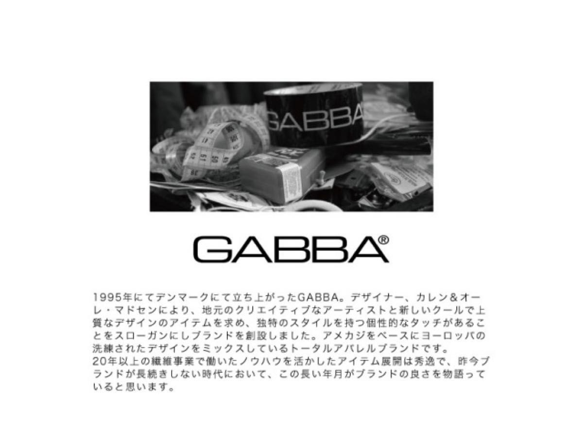 ★GABBA★Rey DAMAGE DENIM ギャバ テーパード スリムストレッチ デニム RS0596 jeans denim