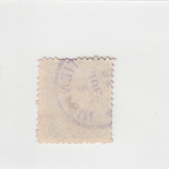 日本切手/支那加刷 菊切手 2銭/使用済・消印・満月印[S1733]_画像2