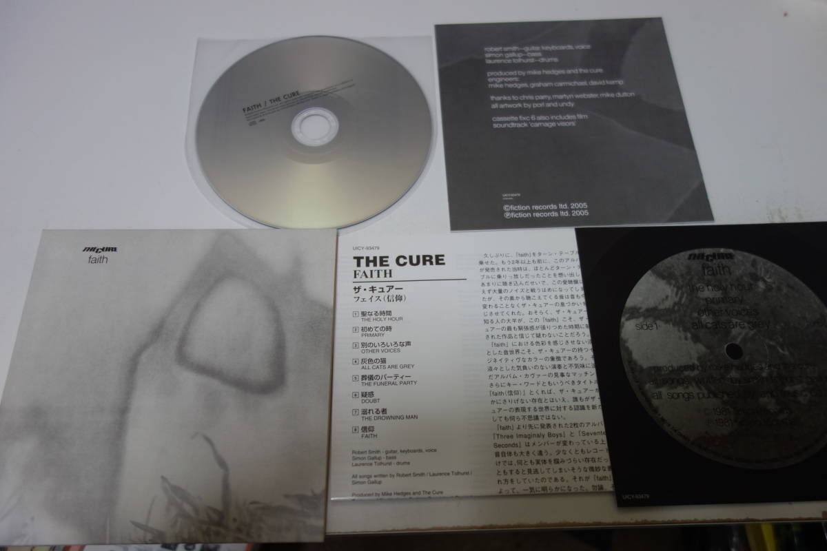 送料無料◆THE CURE ザ・キュアー/ faith フェイス(信仰) 紙ジャケット SHM-CD 初回生産限定盤 紙ジャケ リマスター◆レア _画像2