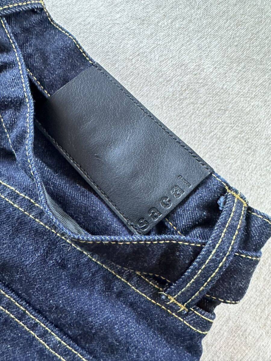 1新品 sacai x BEYONDEXX デニム パンツ ジーンズ ベルト付 23AW 1新品 sacai x BEYONDEXX デニム パンツ ジーンズ ベルト付 23AW