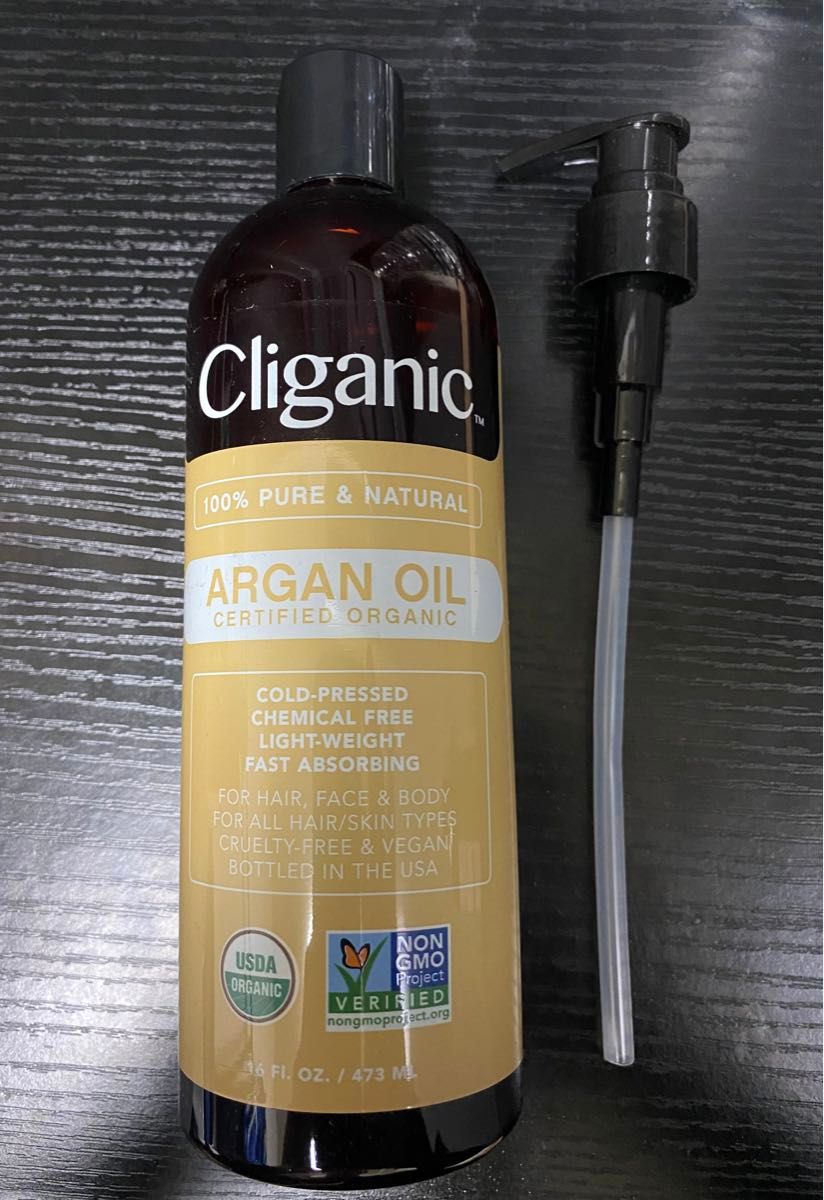 Cliganic オーガニックアルガンオイル 16オンス 473ML