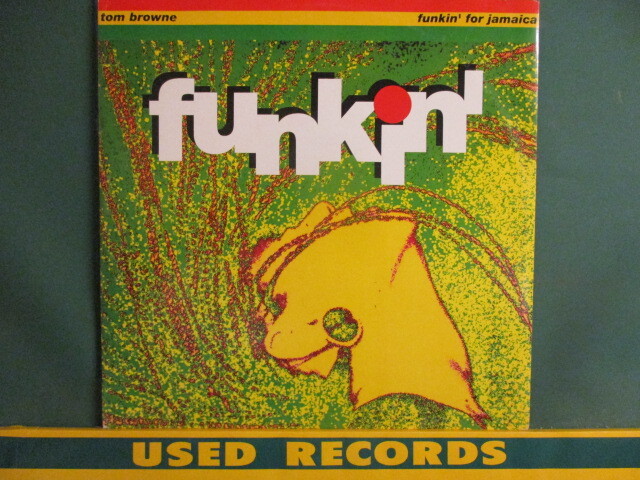 Tom Browne ： Funkin' For Jamaica 12'' (( 1991 Remix By Driza Bone / 落札5点で送料当方負担_画像1