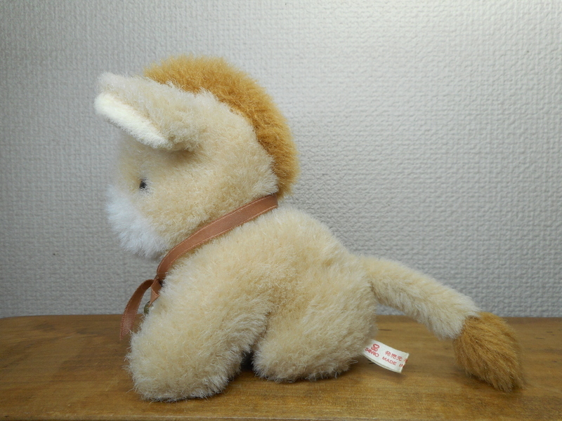  Sanrio horse soft toy horse Showa Retro Vintage old Logo made in Japan 