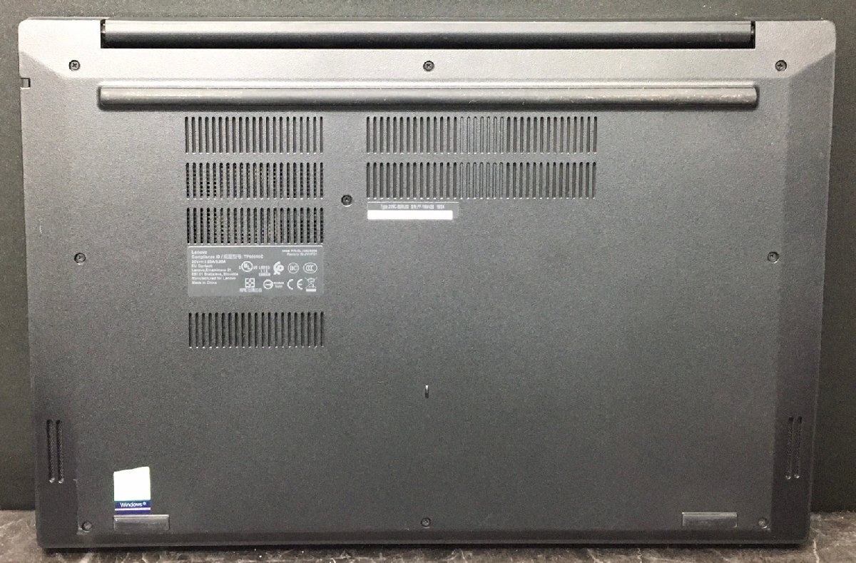 1円～ ■ジャンク LENOVO ThinkPad E590 / Core i3 8145U 2.10GHz / メモリ 8GB / SSD 256GB / 15.6型 / OS無し / BIOS起動可の画像6