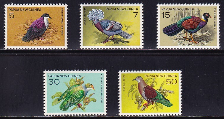 101 Papp a new ginia[ unused ]<[1977 SC#465-69 protection kind. bird ] 5 kind .>