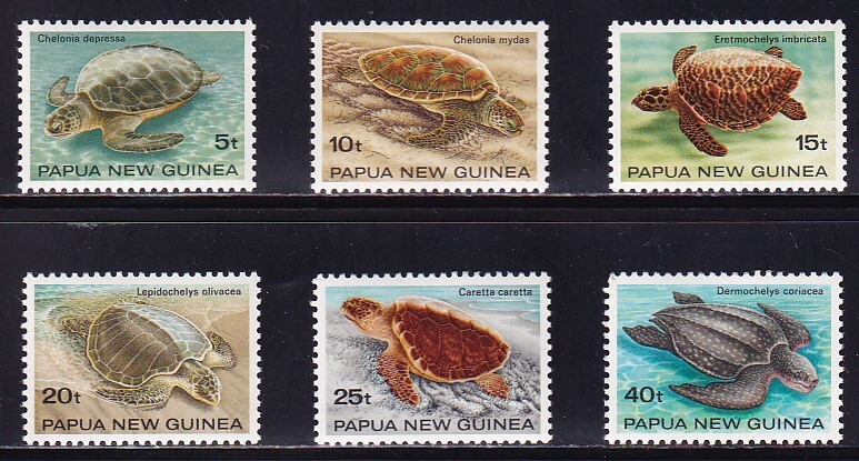 90 Papp a new ginia[ unused ]<[1984 SC#592-97 turtle ] 6 kind .>
